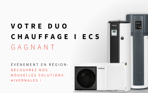 Offre sur la YUTAKI M et YUTAMPO de chez Hitachi Cooling & Heating