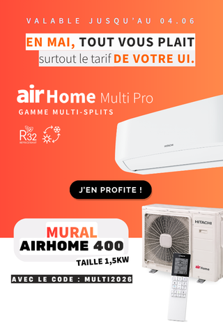 Un GE acheté = 1 Mural airHome 400 1,5kW